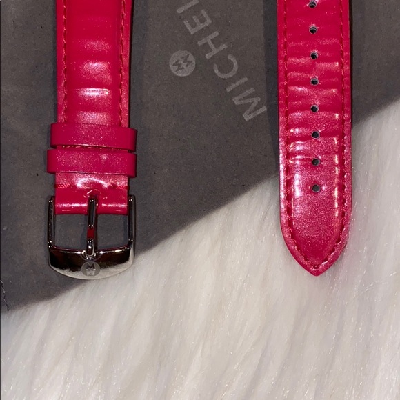 20mm Michele Patent Leather Strap - Picture 2 of 5